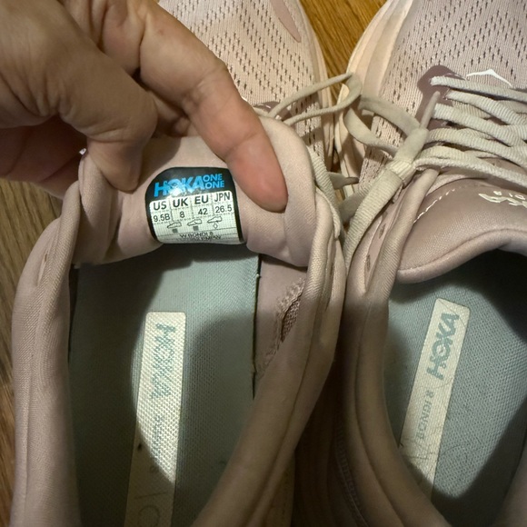 Hoka Women's Athletic Shoes in Soft Pink - Picture 8 of 12